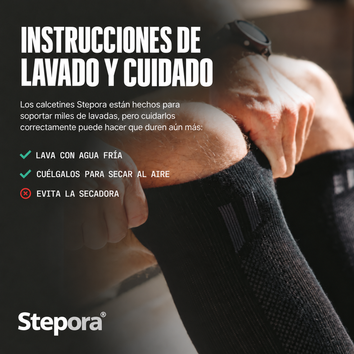 Calcetines de compresión de alpaca